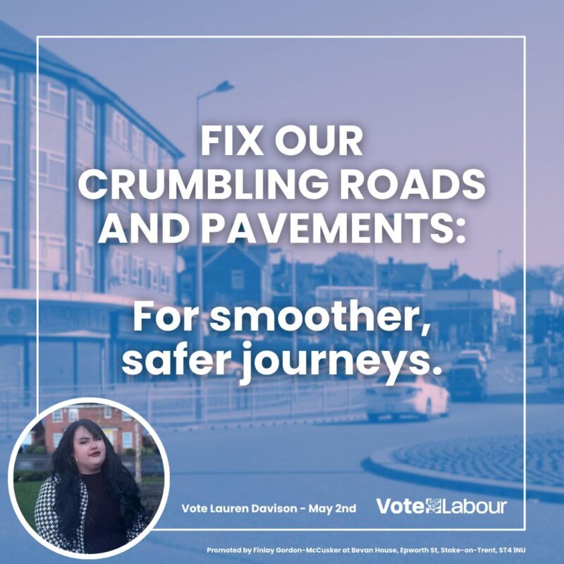 Fix our crumbling roads and pavements